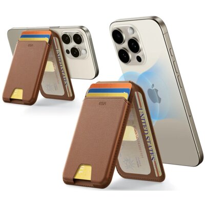 Etui portfel ESR Classic Magnetic Wallet Brązowy