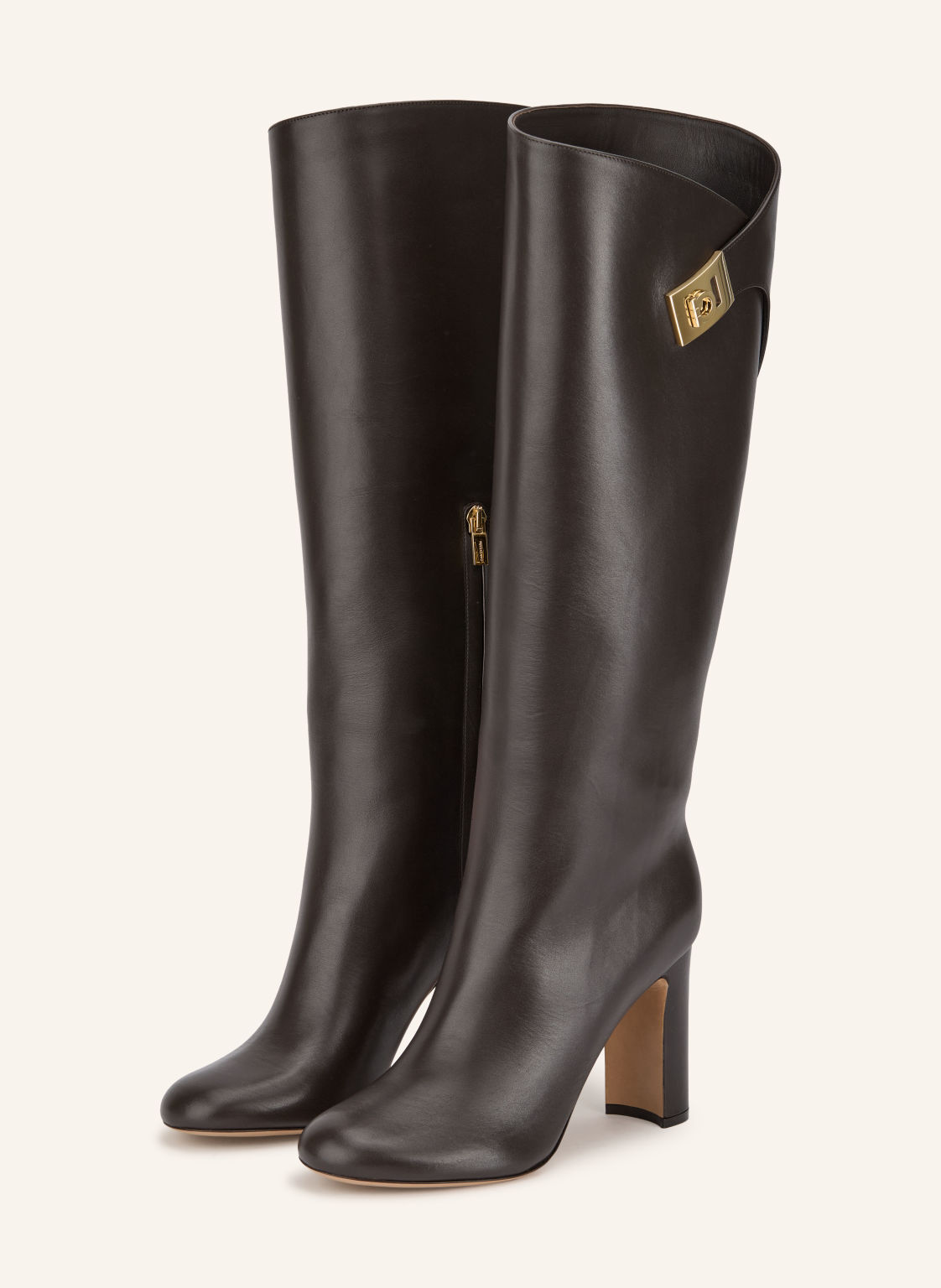 Ferragamo Kozaki Enni braun