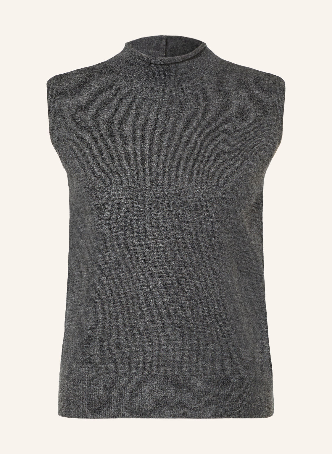 Mm By Max Mara Dzianinowy Top Astrale Z Kaszmirem grau