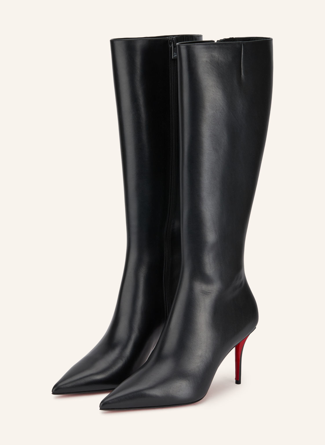 Christian Louboutin Kozaki Miss Z Botta 80 schwarz