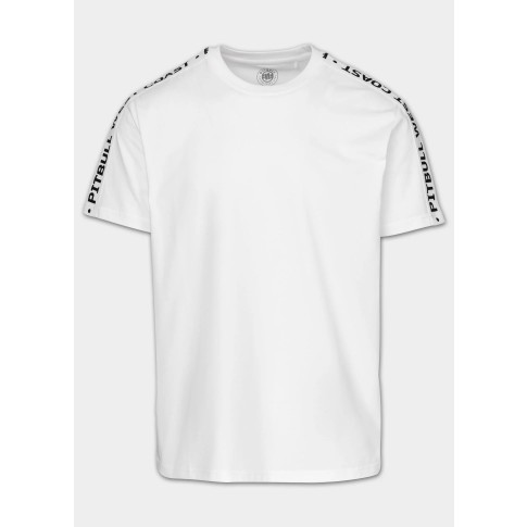 Pit Bull T-shirt Koszulka Męska Tape White/Black