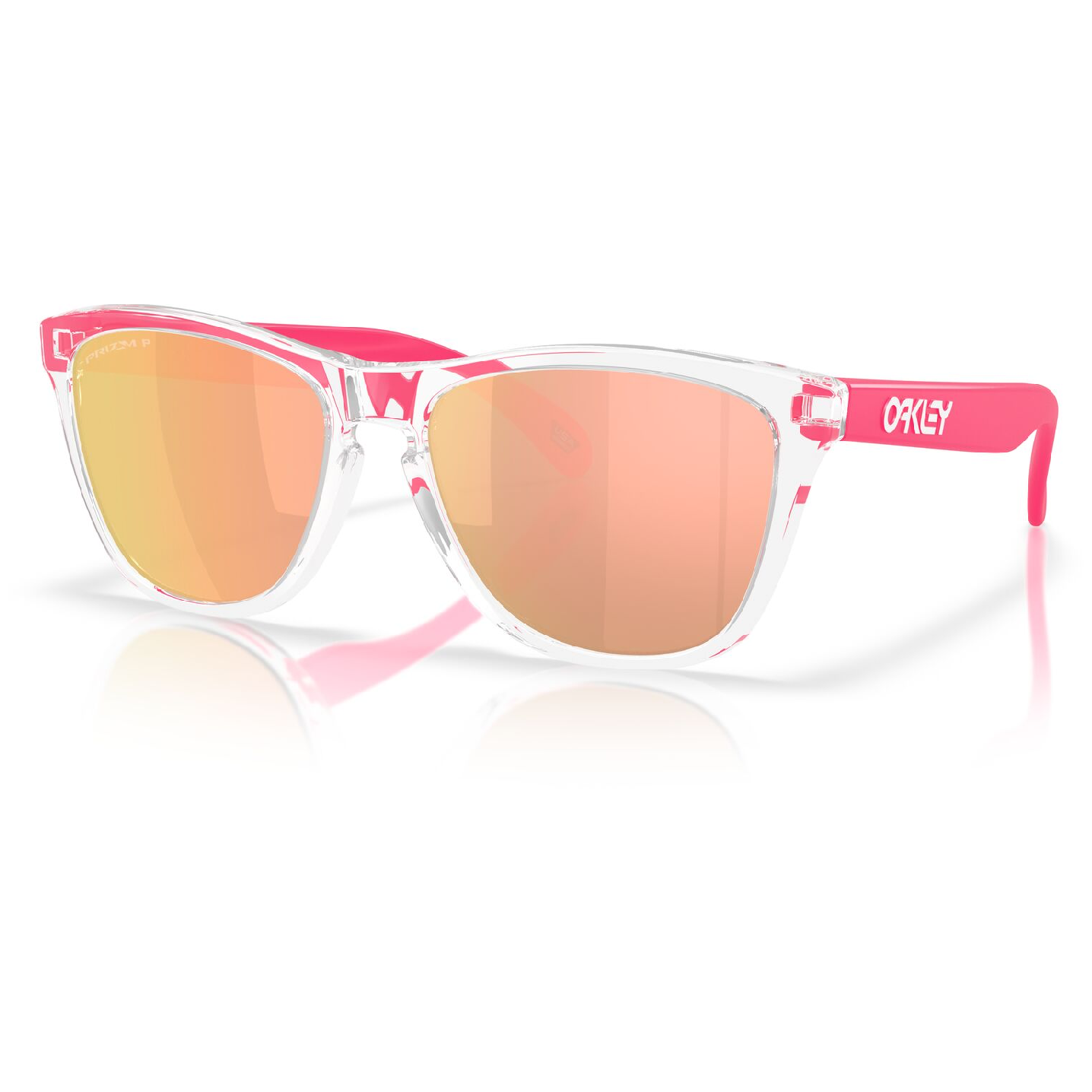 Okulary przeciwsłoneczne OAKLEY Frogskin Prizm Rose Gold Kolor: różowy