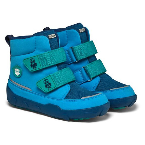 Dziecięce buty zimowe Affenzahn Mid Boot Vegan Comfy Octopus Rozmiar butów (UE): 35 / Kolor: niebieski