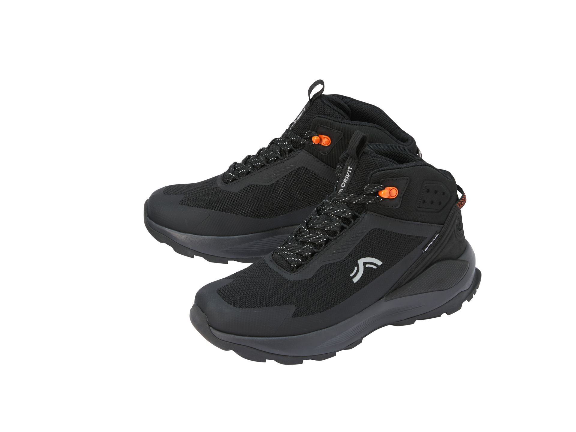 CRIVIT Buty trekkingowe męskie (czarny, 46)