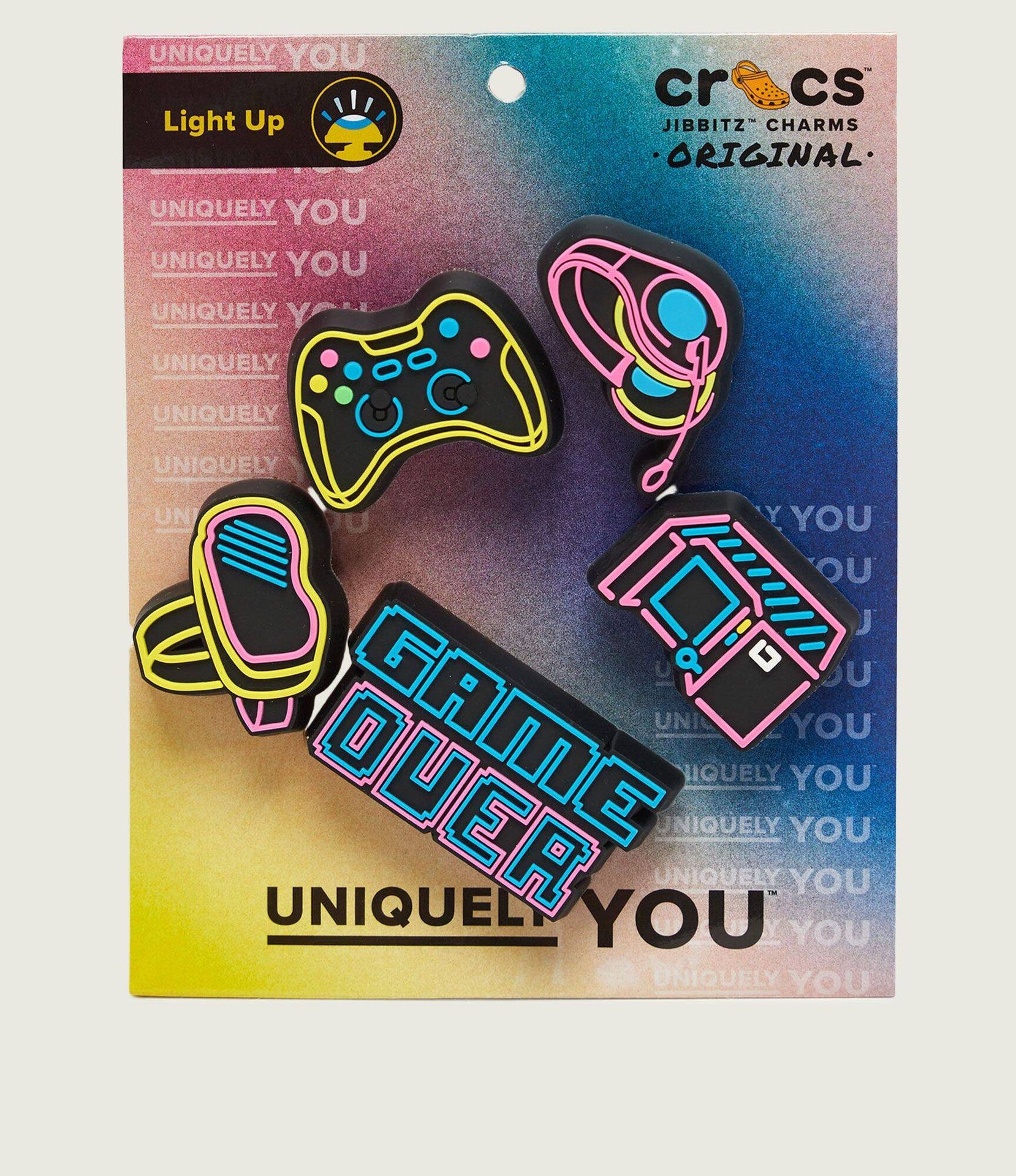 CROCS Przypinki Lights Up Neon Gamer