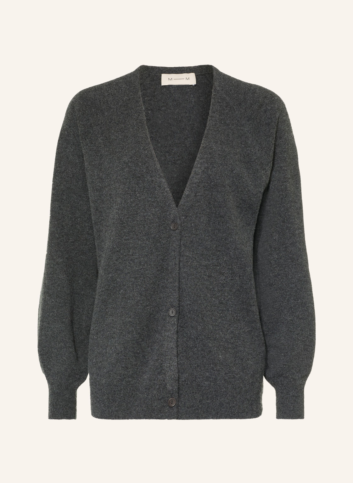 Mm By Max Mara Kardigan Cestino Z Kaszmirem grau