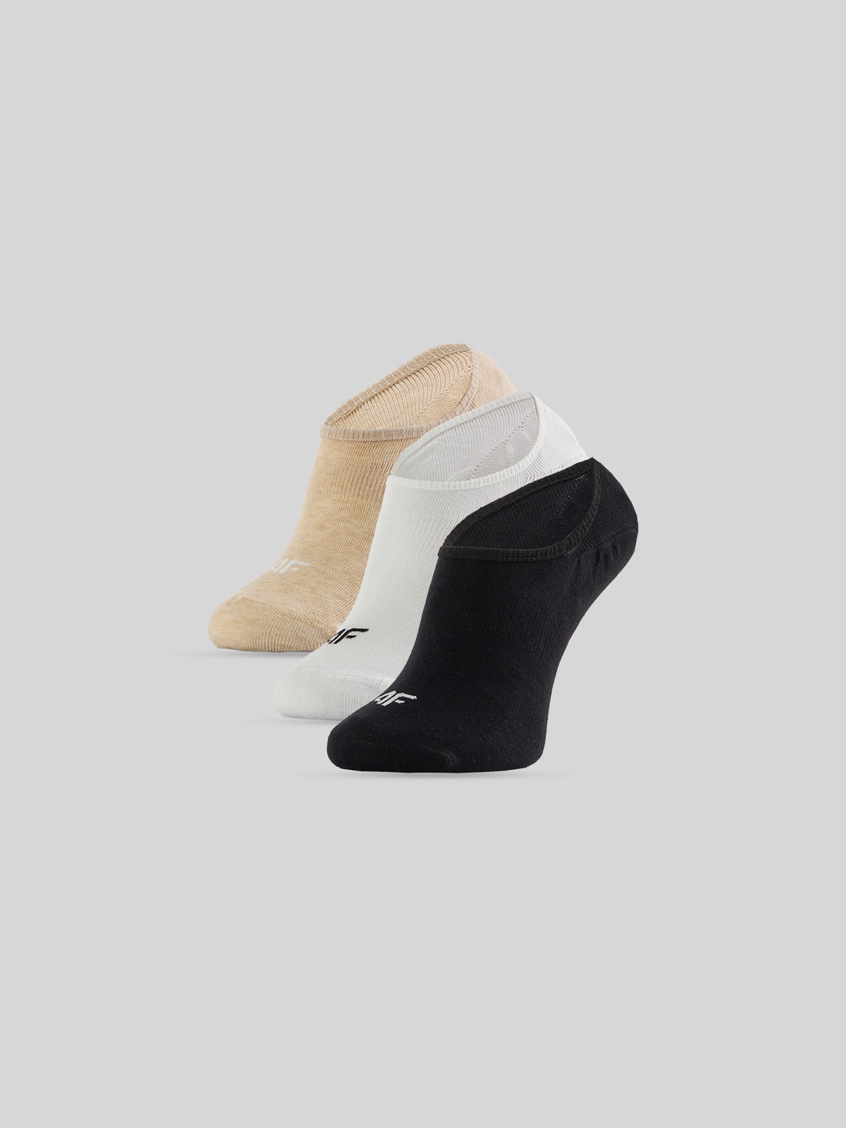 4F Skarpetki stopki (3-pack) damskie - multikolor 39-42