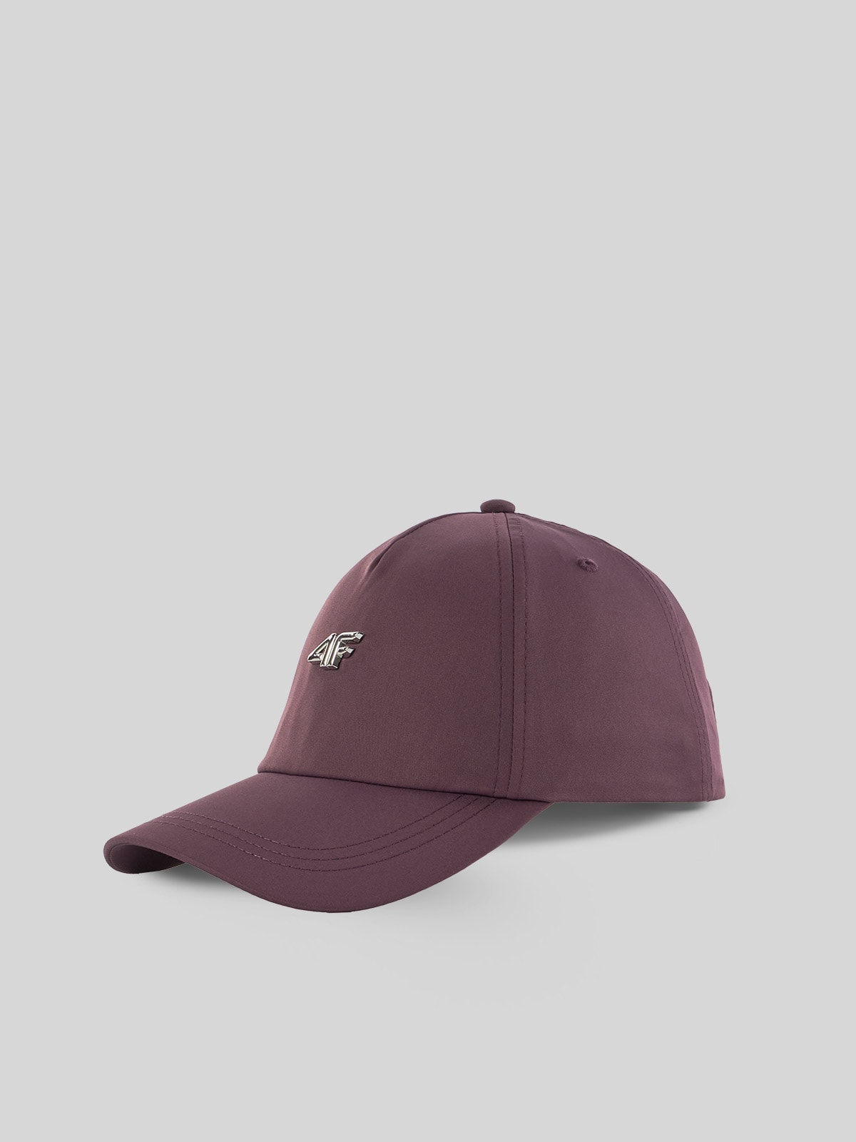 4F Czapka z daszkiem strapback damska - fioletowa XS/S (56cm)