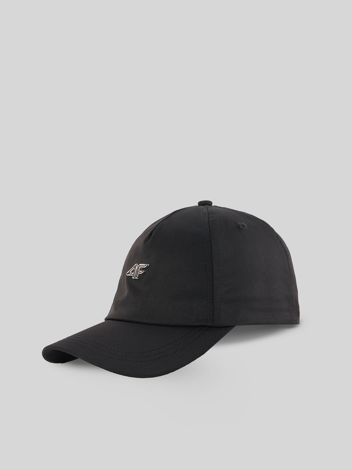 4F Czapka z daszkiem strapback damska - czarna S/M (58cm)