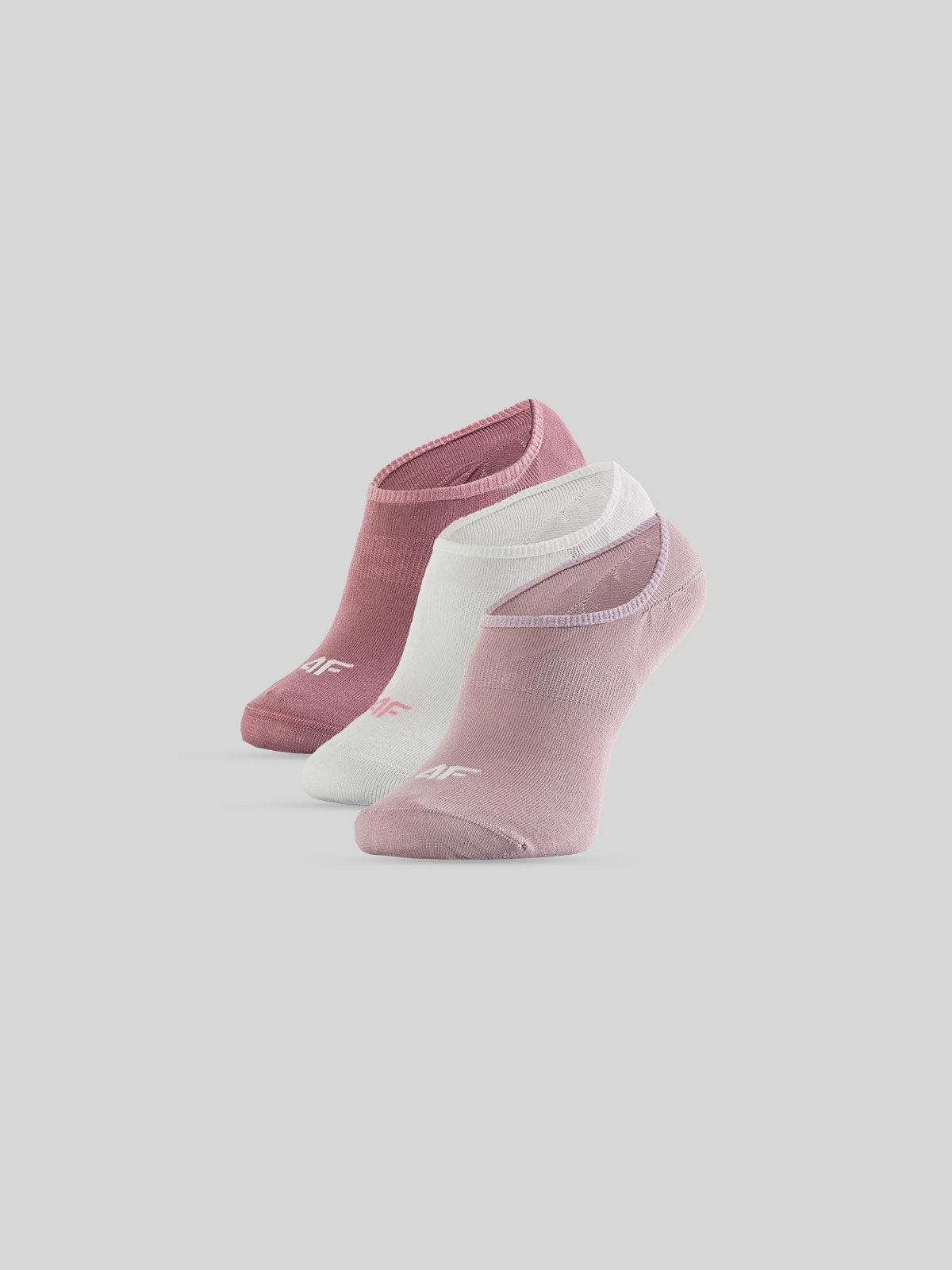 4F Skarpetki stopki (3-pack) damskie - multikolor 39-42