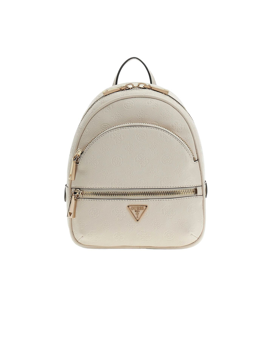 Plecak damski Guess HWPD71 18320 kamienny z logo