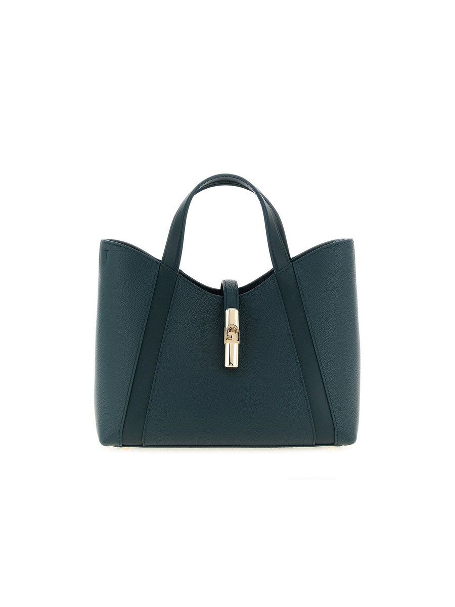 Zielona damska torebka shopper Furla WB01789 BX3353 4907S