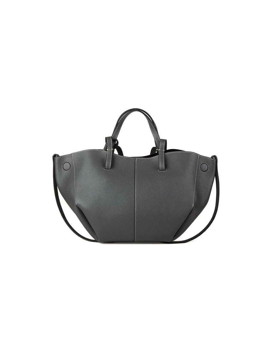 Damska torebka shopper Giulia Monti GM1665 ciemnoszara
