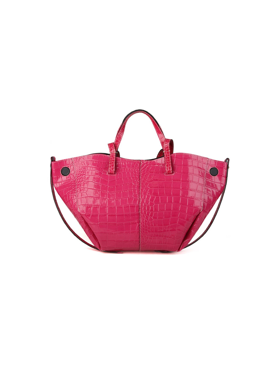 Damska torebka shopper Giulia Monti GM1665 fuksjowa