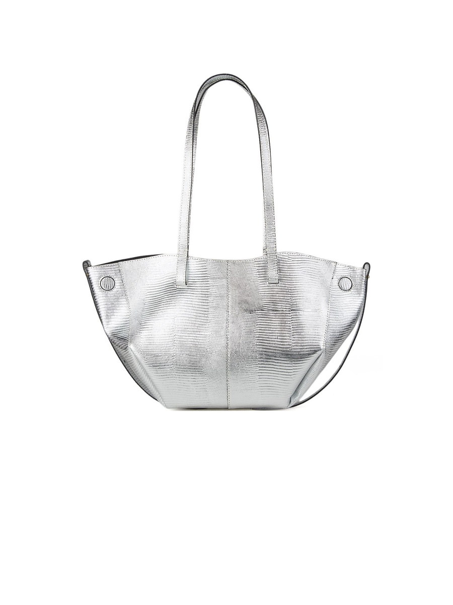 Srebrna shopperka Giulia Monti GM1665 DL01