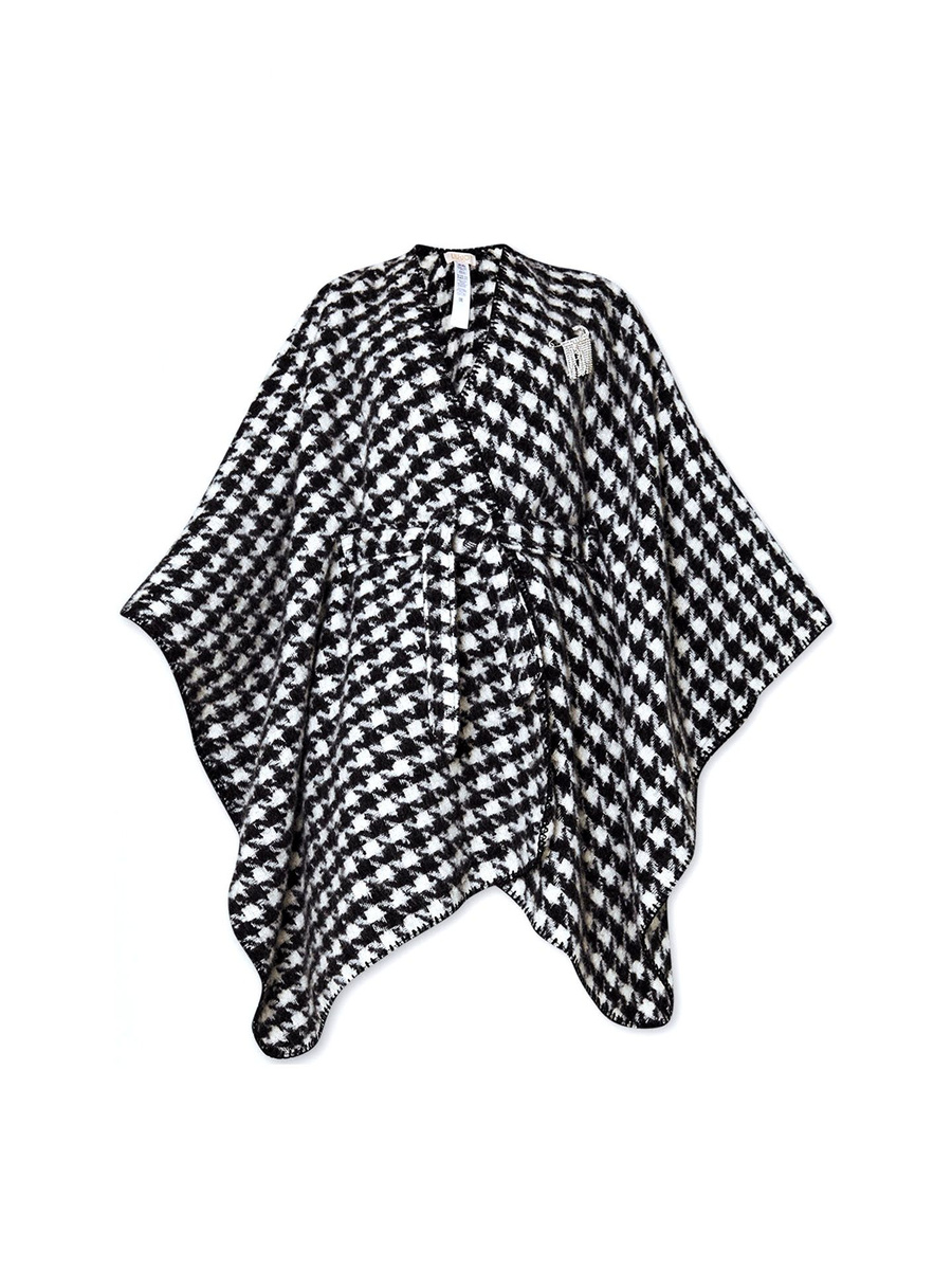 Cienki szalik damski Liu Jo 2F3086 – czarno-biały