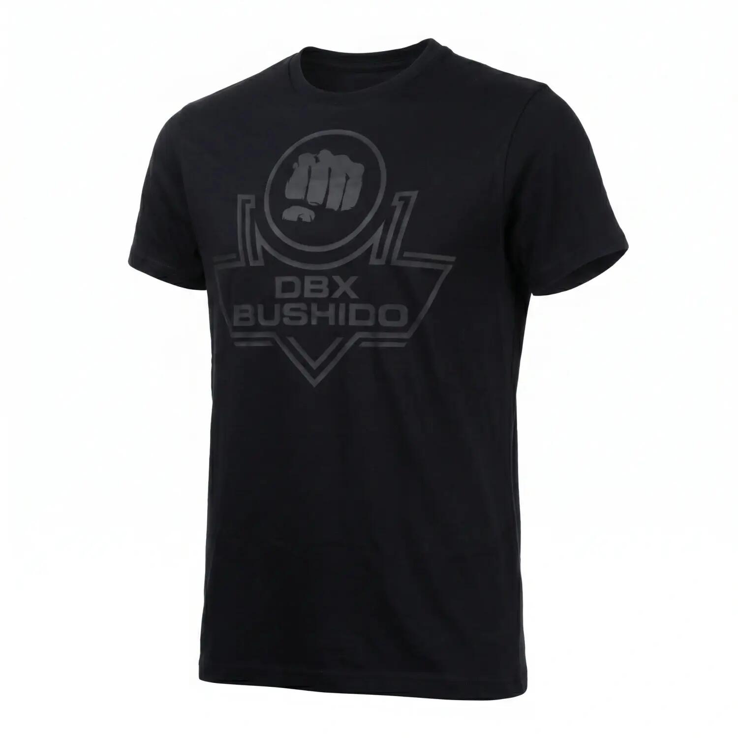 T-shirt męski Koszulka czarna bawełniana DBX Bushido