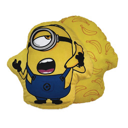 Jerry Fabrics Poduszka w kształcie Minionka Banana Calling 35x33 żółta JF24
