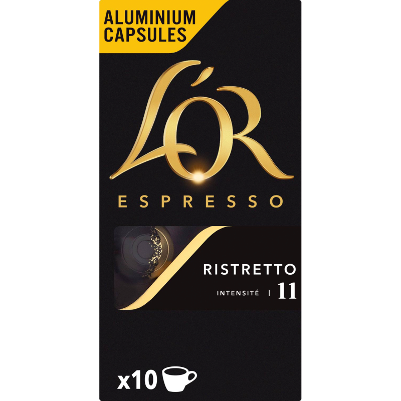 L'OR LOR Kapsułki z kawą L`OR RISTRETTO+ 40 zł na dzień dobry w Klubie MediaMarkt ! RISTRETTO