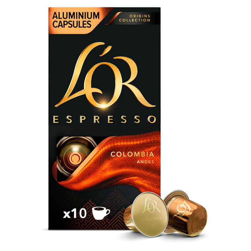 L'OR LOR LOR Espresso Colombia 10 kapsułek 8711000360613
