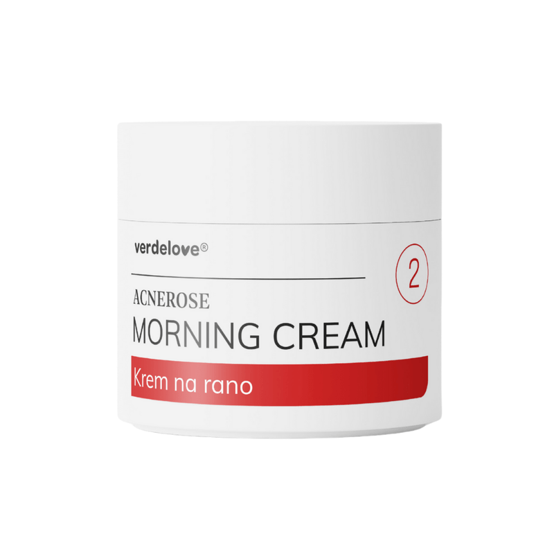 Acnerose Morning Cream - Sensitive Redness Rosacea Skin - 30ml. Maść na trądzik różowaty.