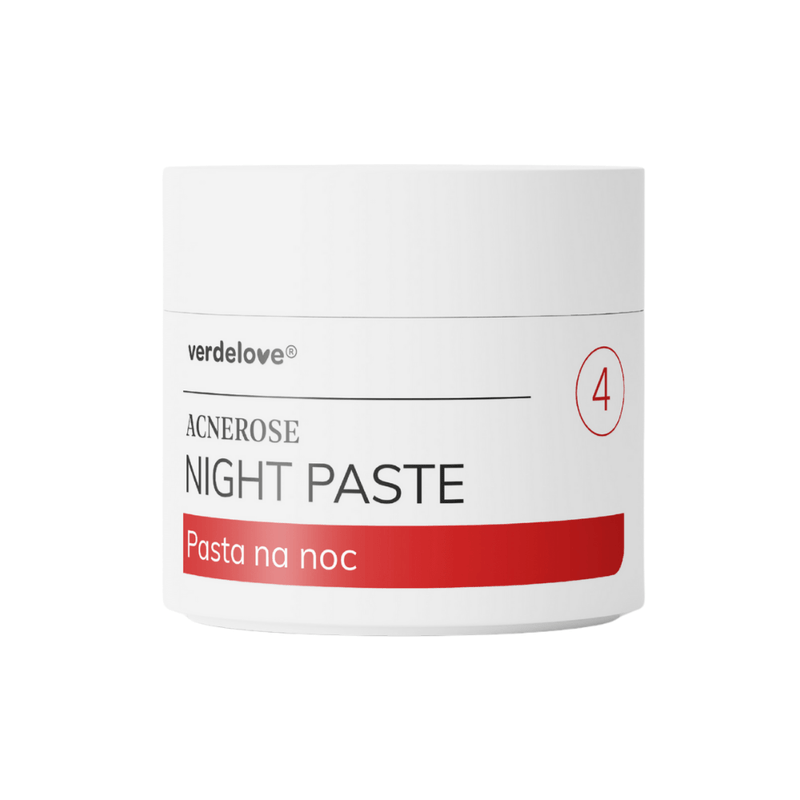 Acnerose Night Paste - Sensitive Redness Rosacea Skin - 30ml. Pasta na trądzik różowaty.