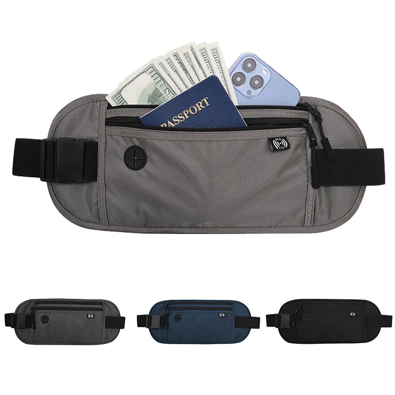 niewidoczny saszetka podróżna na pas saszetka do Passport Money Belt torba Hidden Security portfel zewnętrzny Sports Jogging klatka piersiowa pakiet