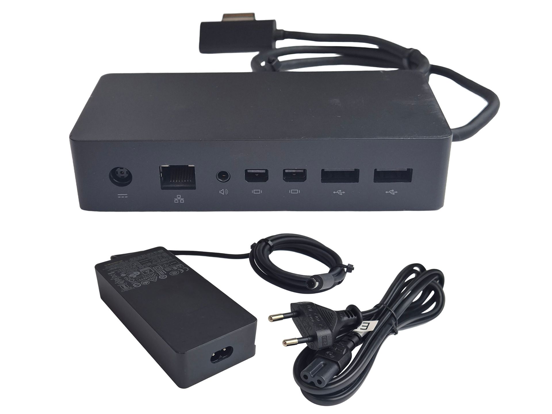 Stacja dokująca Microsoft Surface Dock 1661 Mini DP USB LAN Zasilacz Używana 110632