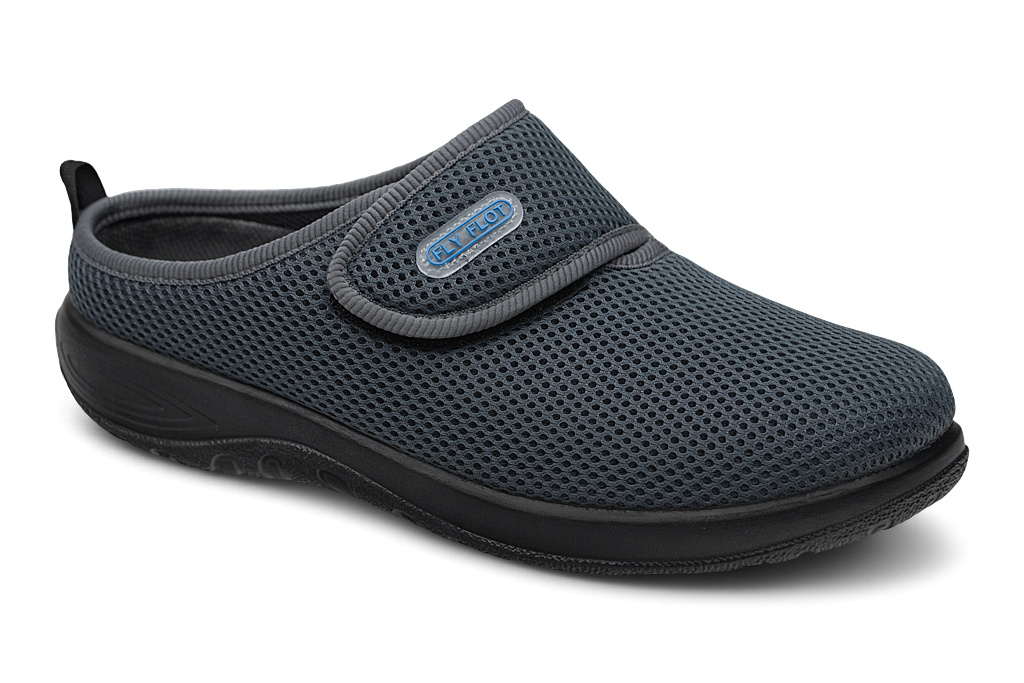 Kapcie FLY FLOT P5 D12 FR 2005 Anthracite Antracyt Pantofle domowe Ciapy zdrowotne