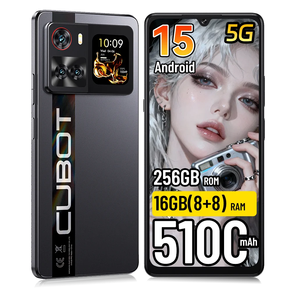 [Wysyłka z Polski] Cubot X100 Android 15 5G Smartphone 6.88
