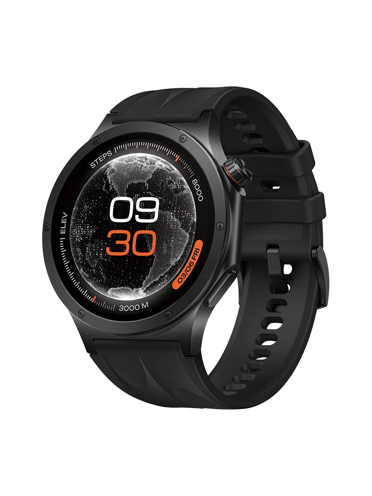 Wersja europejska smartwatcha OPPO Watch X3 z systemem Wear OS by Google, 16-dniowa żywotność baterii, pomiar saturacji krwi (SpO2), stopień ochrony IP69, Google Wallet Misty Titanium