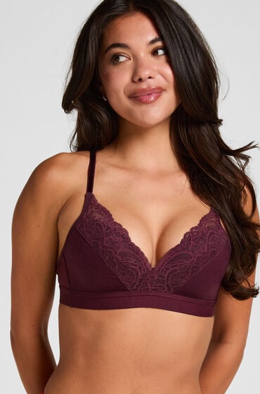 Hunkemöller Biustonosz usztywniany bez fiszbin Sophie Fioletowy