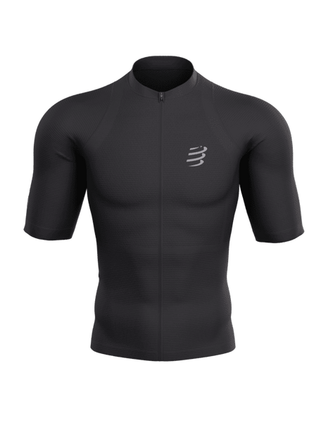 COMPRESSPORT Koszulka kompresyjna do biegania TRAIL RACING POSTURAL SS TOP black