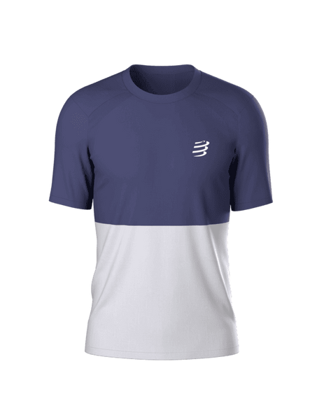 COMPRESSPORT Koszulka biegowa PERFORMANCE SS T-SHIRT peacoat/gray