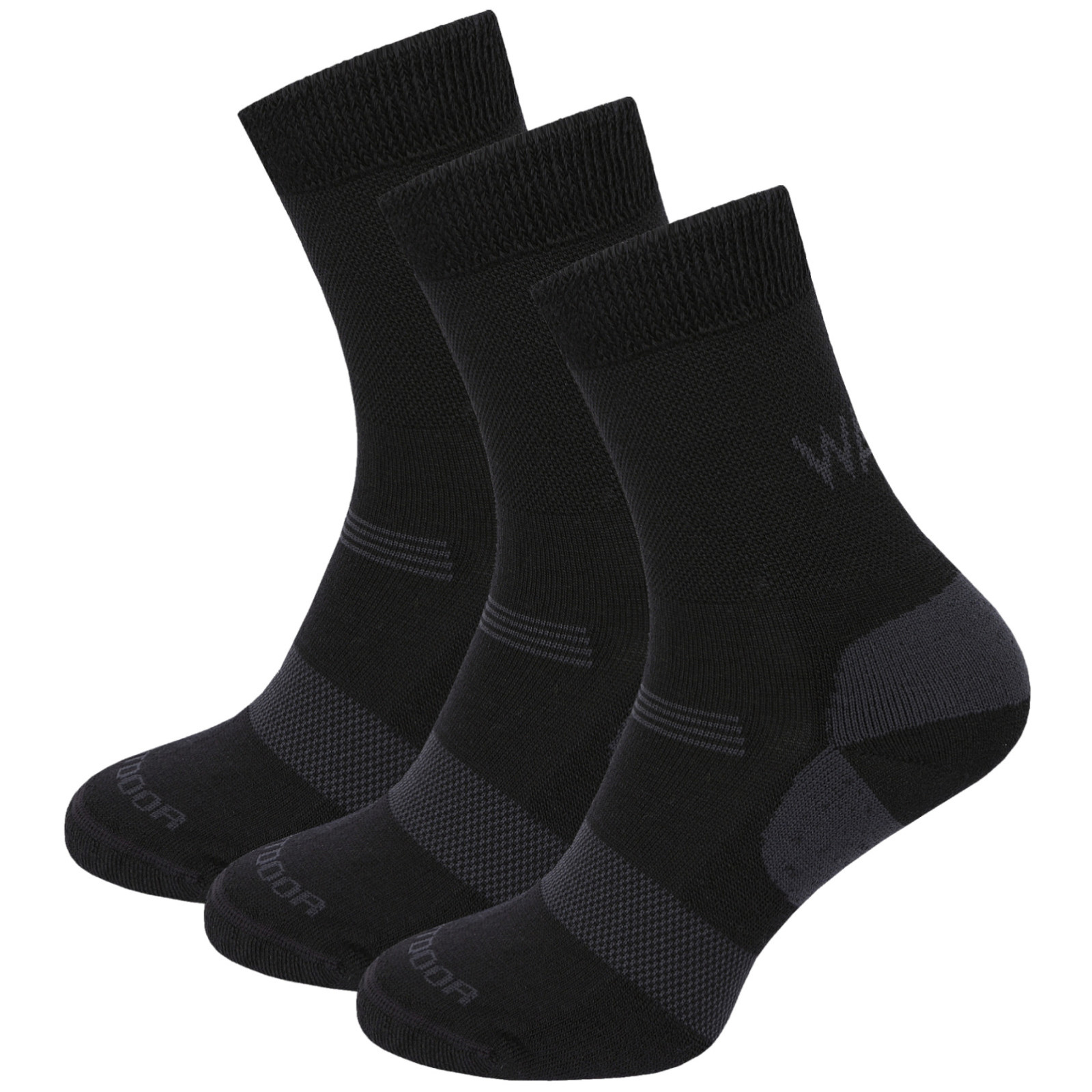 Skarpety męskie Warg Merino Hike M 3-pack Rozmiar skarpet: 35-38 / Kolor: czarny