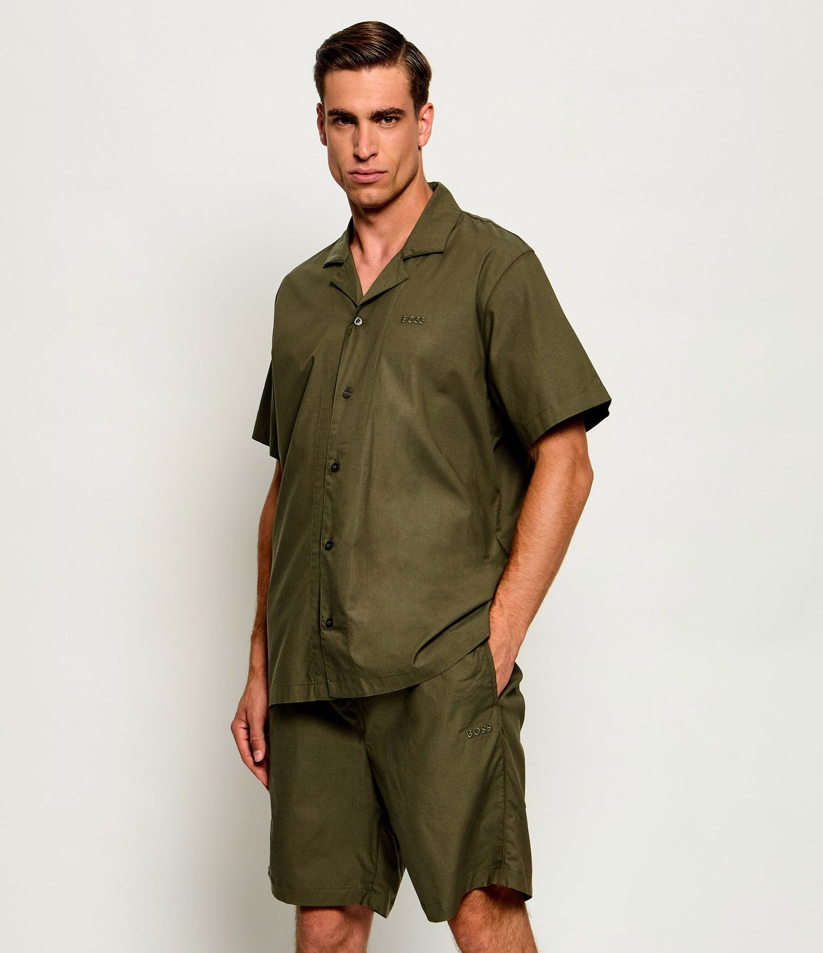 BOSS BLACK Piżama Chris Short Set Relaxed fit