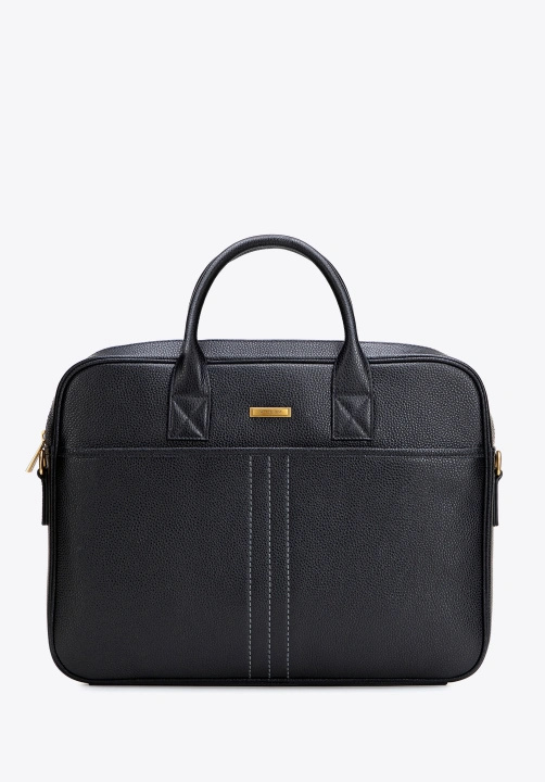 Torba skórzana Wittchen Elegance z przegroda laptopa 102-4E-620