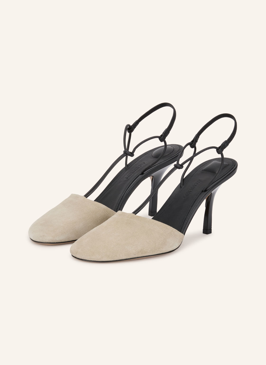Jacquemus Czółenka Typu Slingback Les Pina weiss