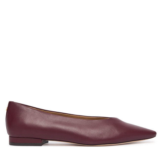 Baleriny LAUREN RALPH LAUREN Audri 802P18411006 Bordowy