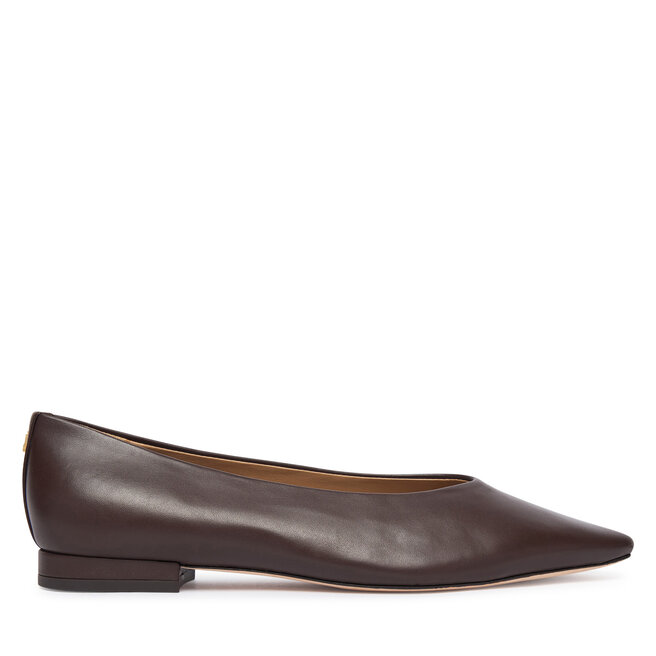 Baleriny LAUREN RALPH LAUREN Audri 802P18411005 Brązowy ciemny