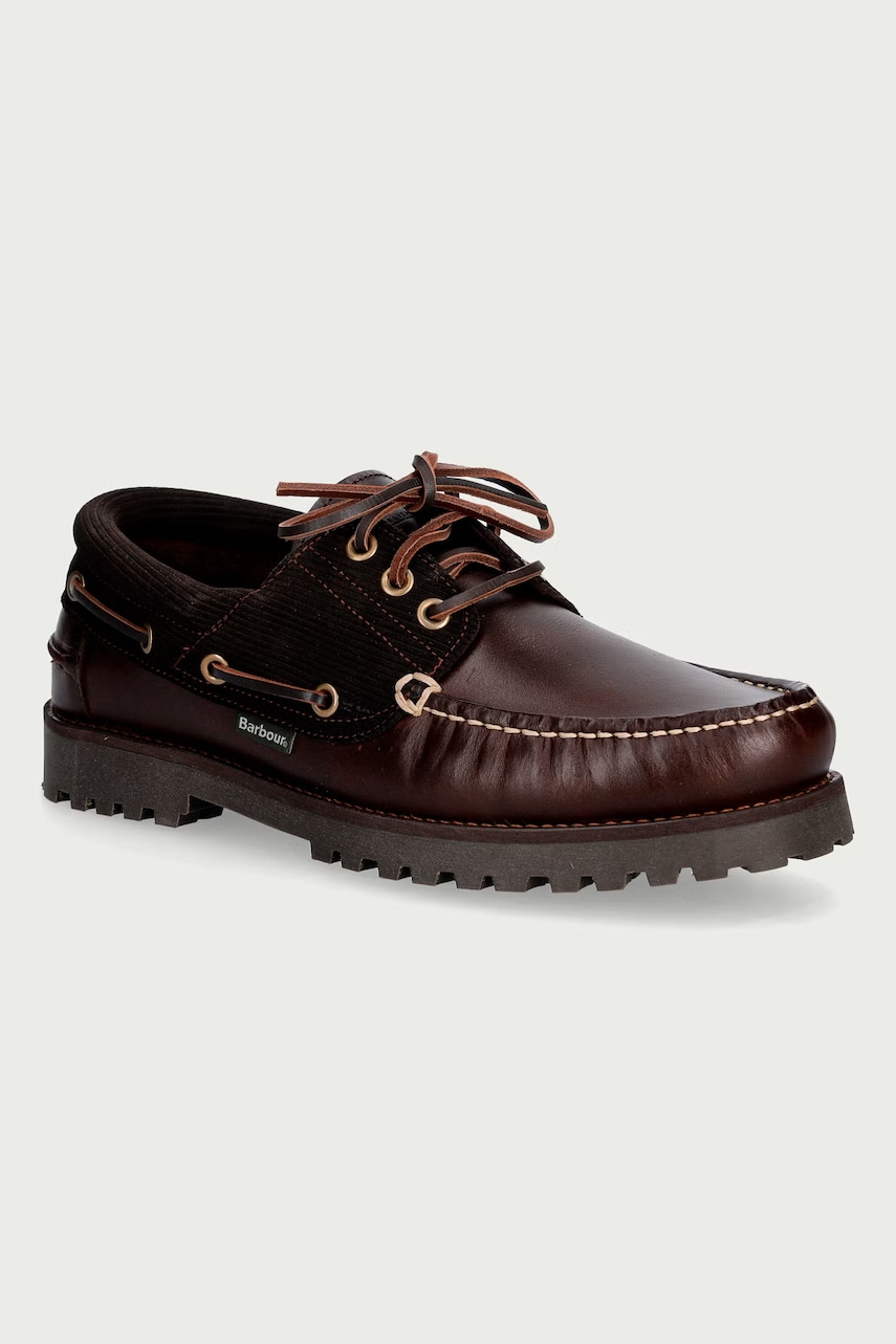 Barbour Deck Boat Shoe półbuty męskie skórzane