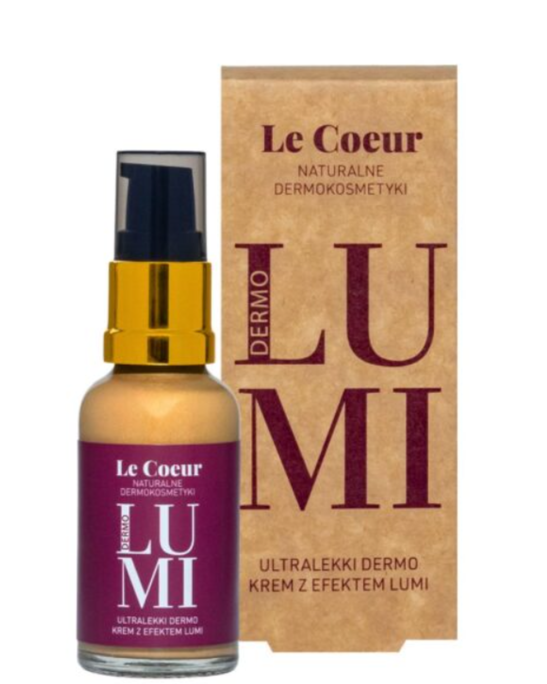 Le Coeur Dermo Lumi Ultralekki Dermo Krem z Efektem Lumi 30ml