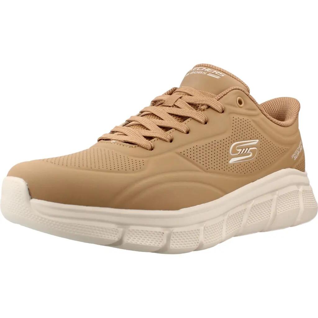 Buty SKECHERS BOBS B FLEX - SMOOTH EDGE Jasnobrązowy