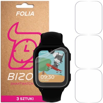 Folia hydrożelowa BIZON Watch Film HydroFlex do Garett Kids Vibe 4G (3 szt.)