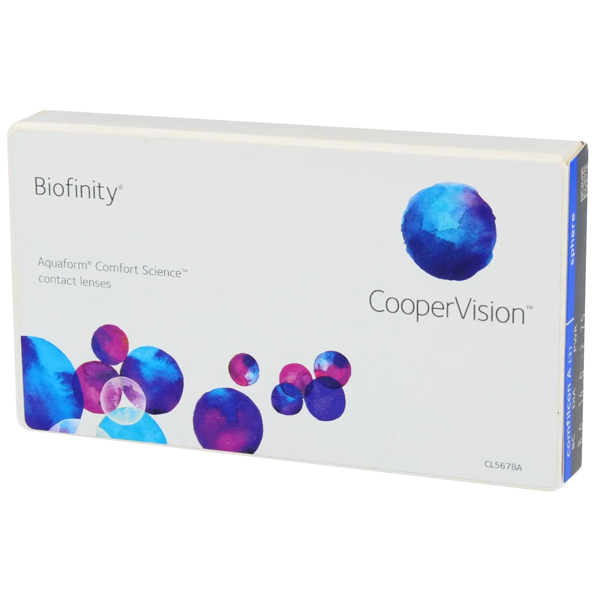 Biofinity Cooper Vision 8,6, soczewki kontaktowe, 30-dniowe, całodobowe, -4,00, 6 sztuk