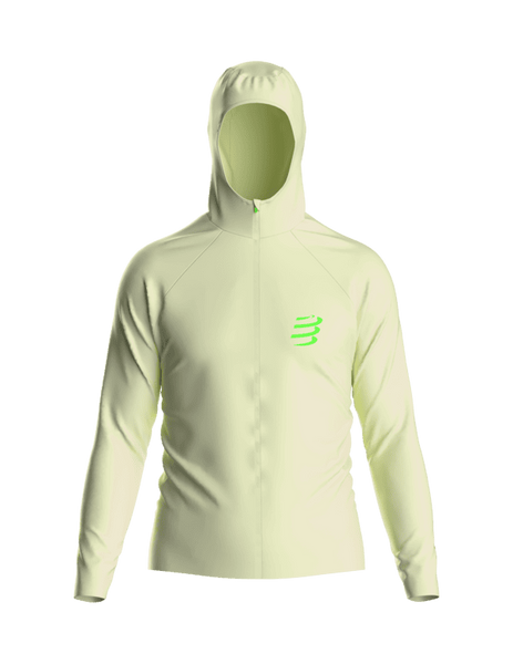 COMPRESSPORT Kurtka biegowa męska HURRICANE WATERPROOF JACKET lime