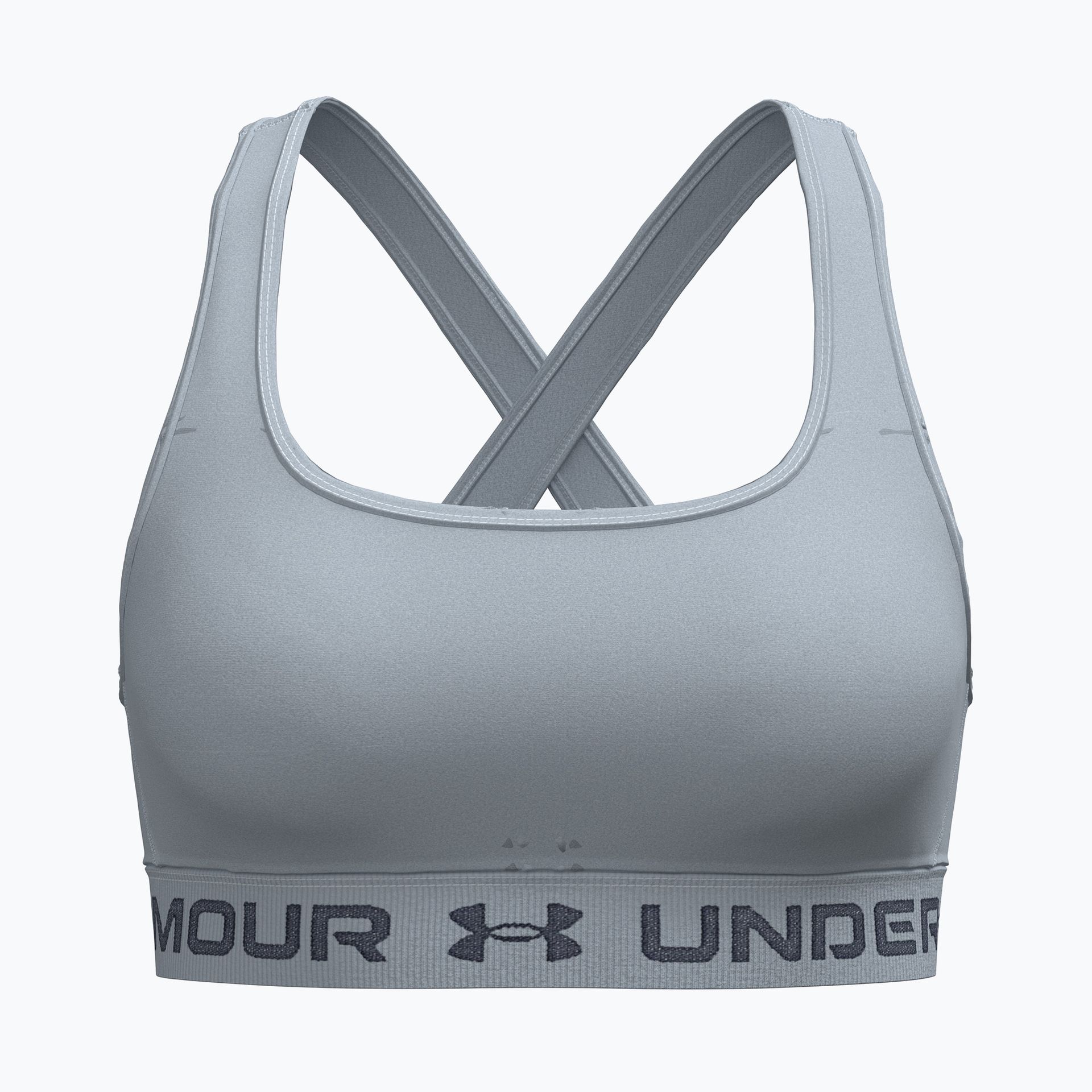 Biustonosz treningowy Under Armour Crossback Mid blue fog/downpour gray WYSYŁKA W 24H 30 DNI NA ZWROT