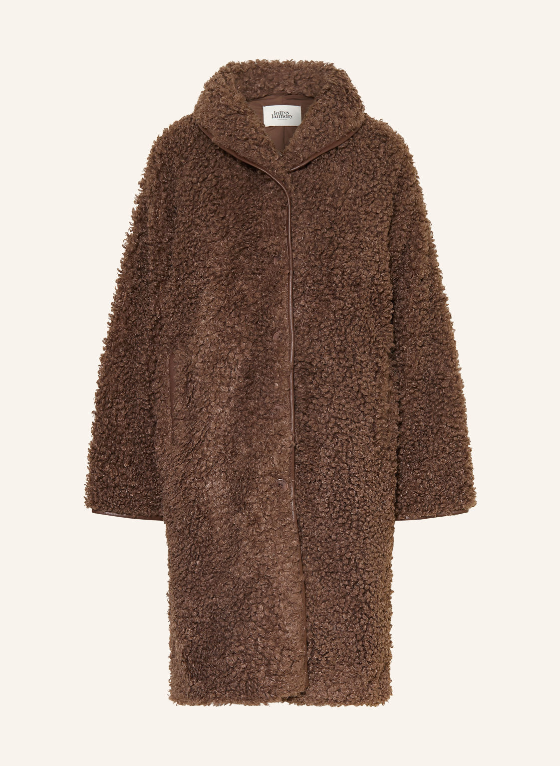 Lollys Laundry Płaszcz Z Futerka Teddy Dooll braun