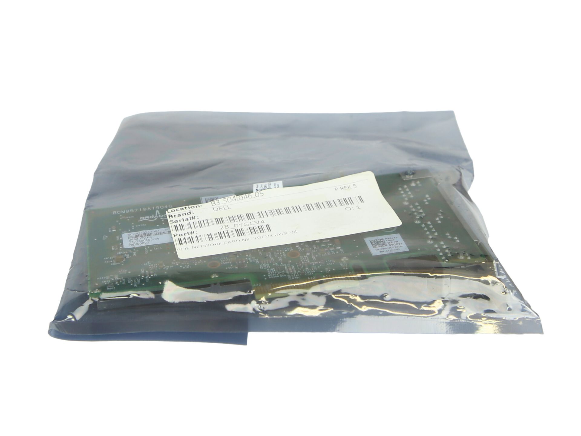 Karta Sieciowa Dell Broadcom 5719 4x RJ45 1Gb PCIe x4 0YGCV4 LP Nowa 4593
