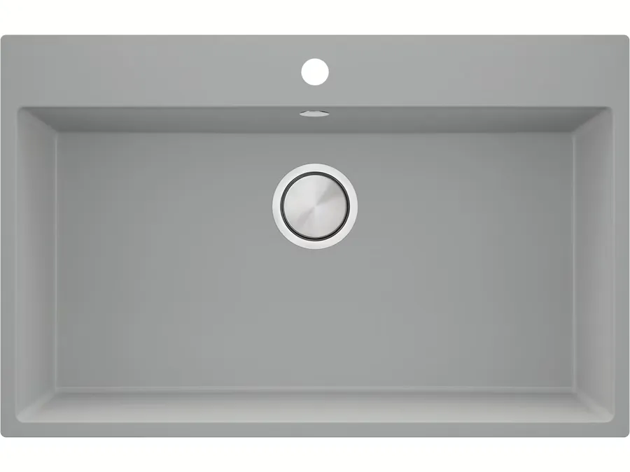 PRIMAGRAN Zlewozmywak Ryga 80 cm Szary
